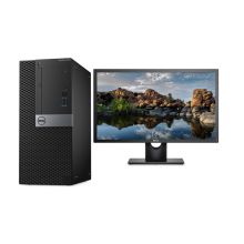 戴尔 OptiPlex 3060 台式计算机 I3-8100/4GB/1TB+128G SSD/DVDRW/E2216H  21.5寸/DOS/3年 黑 （单位：台）