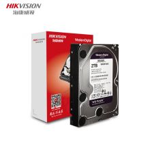海康威视/HIKVISION WD20PURX 2TB 机械硬盘 安防视频录像机监控专用紫盘5400转64MB SATA6Gb/秒 2TB