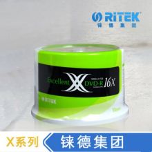 铼德Ritek 光盘 新X系列刻录盘 DVD-R 16X 50片桶裝