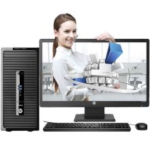 惠普 ProDesk 480 G4 MT G4400/4G/500G/DVD刻录/19.5寸/Win7 Home 台式电脑 黑色（单位：台）