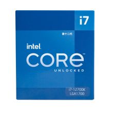 第12代英特尔® 酷睿™ Intel i7-12700K 台式机CPU处理器 12核20线程 单核睿频至高可达5.0Ghz 25M三级缓存