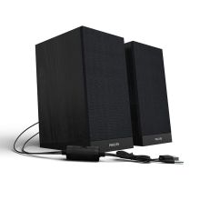 飞利浦 PHILIPS SPA36B 木质台式电脑音箱 USB供电 重低音