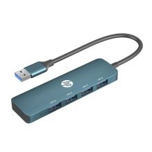 惠普 HP CT100 USB3.0一拖四扩展坞 多功能外接U盘HUB集线器