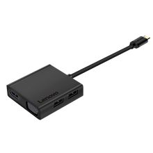 联想 LENOVO 雷电3 Type-c转VGA/HDMI/USB扩展坞 多接口六合一