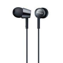 索尼 SONY MDR-EX155AP 入耳式立体声通话耳机 黑色