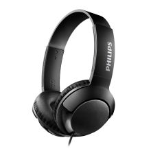 飞利浦 PHILIPS SHL3075 有线头戴式耳机 线控带麦 暗夜黑