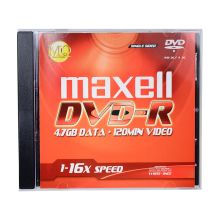 麦克赛尔 MAXELL DVD-R 刻录光盘 16速 4.7GB 1片盒装 5盒/包