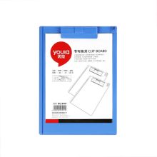 优拉 9407 A4 板夹 单位：个 透明蓝