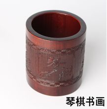 海立 竹制笔筒 棕色(单位：个)