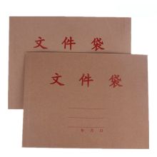 浩立信 A4 260g 牛皮纸文件袋 横式 黄（单位：个）