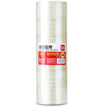 得力 30208 48mm*200y普透封箱胶带 透明（6卷/筒）（单位：筒）