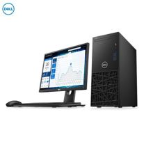 戴尔 成铭3988 台式电脑（i3-9100/8G/128GSSD+1T/DVDRW/win10H/23.8寸显示器/三年服务） 黑色（单位:台）
