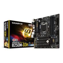 技嘉 B250M-D3H 主板 (Intel B250/LGA 1151)   (单位：片）