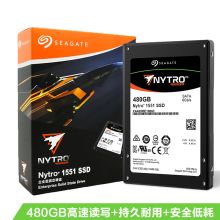希捷 雷霆Nytro 1551系列 XA480ME10063 480GB SATA接口 企业级固态硬盘 (单位:个) 黑色