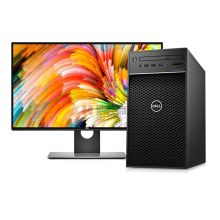 戴尔（dell）Precision T3630 工作站 I7-8700/8GB/1TB+128GB SSD/2GB 独显/DVDRW/含24英寸显示器  (单位：台）