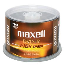 麦克赛尔 maxell光盘DVD+R  16X 4.7G(50片装）单位：盒