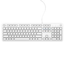 戴尔 (DELL) KB216 有线商务办公键盘 (单位:个) 白色