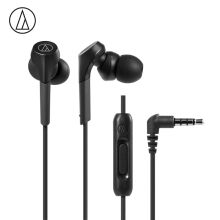 铁三角/Audio-technica CKS550XiS 手机音乐运动  耳机 有线入耳式 低音线控YC 黑色