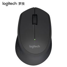 罗技/Logitech   M280无线  鼠标  光电鼠标 笔记本电脑商务办公舒适操控 （红/蓝/灰/黑四色） 1*1