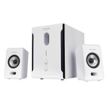 麦博 MICROLAB M-501 木质2.1有源多媒体音响 重低音炮钢琴烤漆音响 白色
