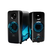 JBL 量子风暴QDUO 蓝牙游戏电竞音箱 QUANTUM炫彩灯效 独立高低音炮 黑色