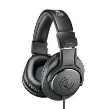 铁三角 AUDIO-TECHNICA ATH-M20X 入门级专业监听头戴式耳机 黑色