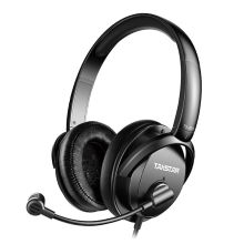 得胜 TAKSTAR TS-450M 头戴式耳机 有线带麦 黑色