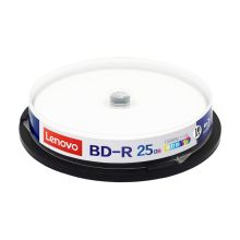 联想 LENOVO BD-R 蓝光刻录光盘 12速 25GB 档案可打印 桶装50片