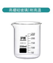 沪教 HJ-BLSB 250ml 高硼硅玻璃烧杯 透明(单位：个)