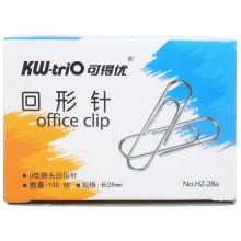 可得优 HZ-28a 28mm回形针 100枚/盒 10盒/包 （单位:盒）