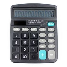 西玛 837A 通用办公计算器 12位 黑色 （单位：台）
