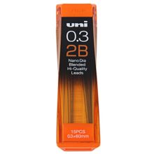 三菱 202ND 0.3mm 2B自动铅芯 15根/盒（单位：盒）