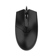 双飞燕 A4TECH OP-550SU 有线鼠标 116*62*38mm 黑色 静音版 USB接口 （单位：个）