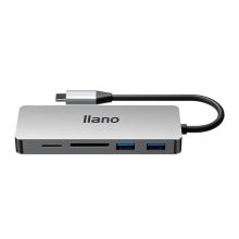 绿巨能 LJN-TZW011 USB-C扩展坞/USB-C转USB3.0*2/HDMI/TF*SD3.0双盘符/铝合金/10cm 单位：个 深空灰
