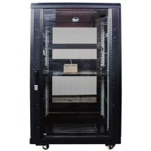 科创 KC-6618TE 1000*600*600mm 19英寸 玻璃门网络机柜 黑色（单位：台）