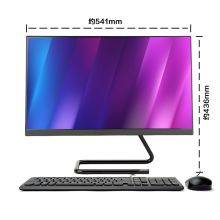 联想 AIO 520C-24 23.8寸一体机电脑（i5-9400T/8G/1T+256GSSD/2G/Win10/三年上门保修） 黑色（单位:台）
