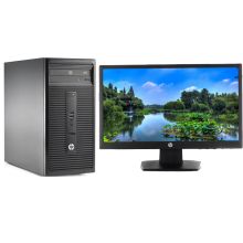 惠普 280 Pro G2 MT Intel Core i3-6100 /4G内存/500G硬盘/DVD刻录/19.5"宽屏液晶/预装Windows 7 Home 台式电脑 黑色（单位：台）