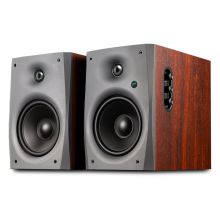 惠威 HIVI D1090 2.0声道蓝牙音箱 多媒体6.5英寸中低音台式电脑音响 红木纹