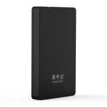 黑甲虫 KINGIDISK H250系列 2500G 2.5英寸 USB3.0 移动硬盘 磨砂黑