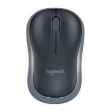 罗技 LOGITECH M185 无线鼠标 黑色灰边