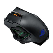 华硕 ASUS Spatha ROG玩家国度 双模激光电竞游戏鼠标 黑色