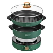 巴尔德 TD-002 多功能料理锅28CM 绿色 （单位：台）