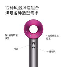 戴森(Dyson) 新一代吹风机 Dyson Supersonic 电吹风 负离子 进口家用 礼物推荐 HD03 紫红色 单位:个