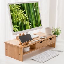 倍方 540*230*140mm 显示器增高架 小鹿双抽屉款 原木色(单位：个)