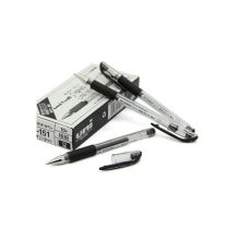 三菱 UM-151 拔帽式中性笔0.38mm 蓝黑 10支/盒（单位：支)