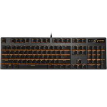 雷柏 (Rapoo) V500PRO 单光版104键茶轴机械键盘 (单位:个) 黑色