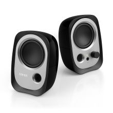 漫步者 EDIFIER R12U 入门级微型2.0桌面音箱 黑色