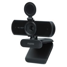 雷柏 RAPOO C260AF 1080P高清网络摄像头 自动对焦 360度旋转 降噪麦克风