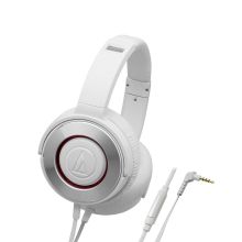 铁三角 AUDIO-TECHNICA WS550IS 便携式重低音头戴耳机 白色