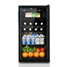 韩电/KEG 一级能效欧式恒温酒柜 酒店家用电冰箱 微冻保鲜冰吧 JC-108WD 黑色